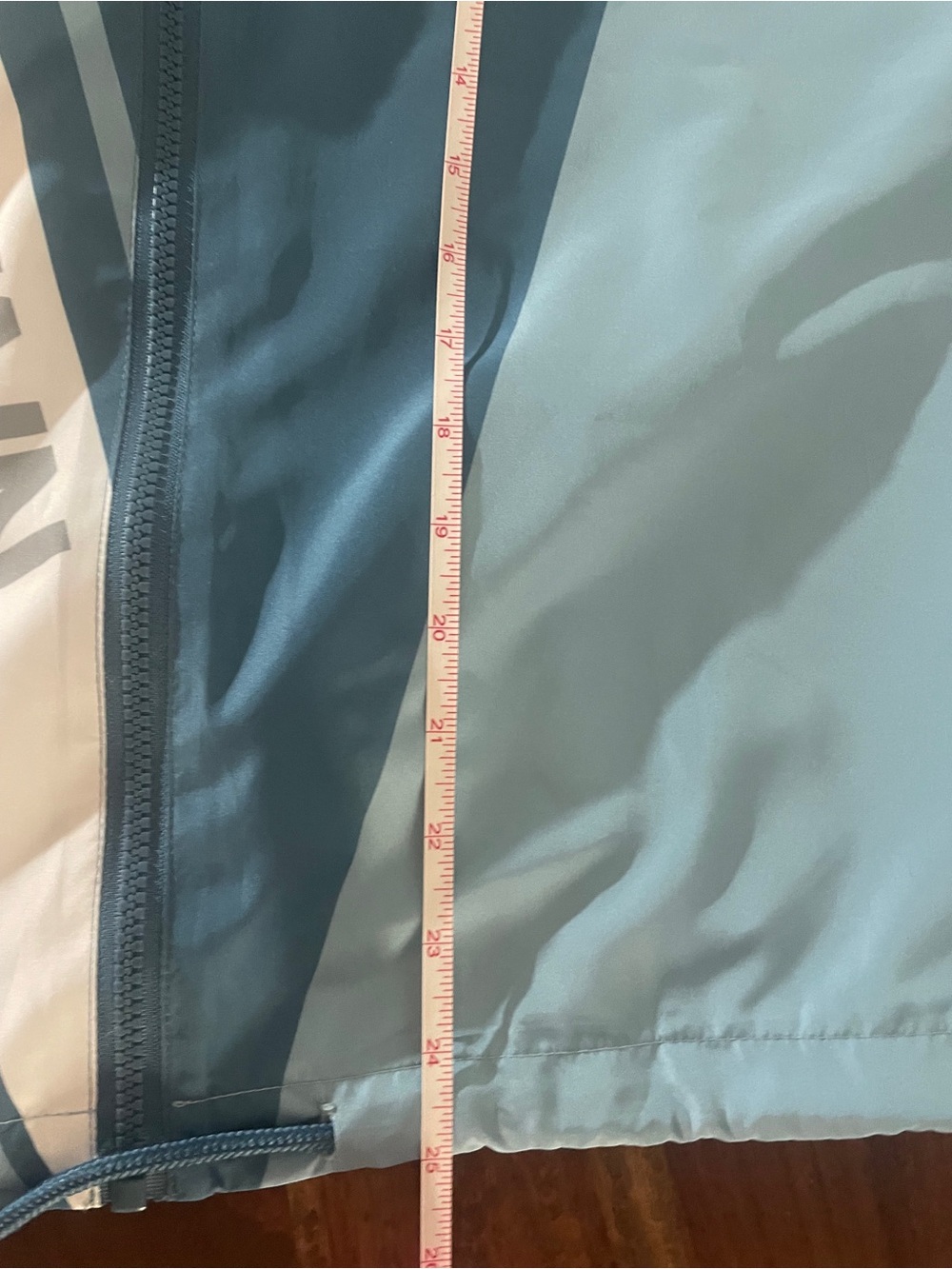 Disney Parks Space Mountain Hooded Windbreaker Jacket XL Blue Lightweight - Picture 9 of 10